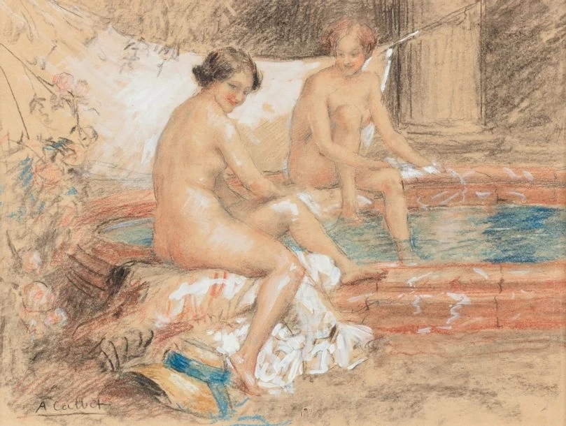 Donne nel bagno